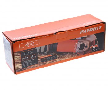 6 249 р. Машина углошлифовальная 860Вт 125мм 6000-11000обмин. PATRIOT PATRIOT ag 122  с доставкой в г. Пермь. Увеличить фотографию 4