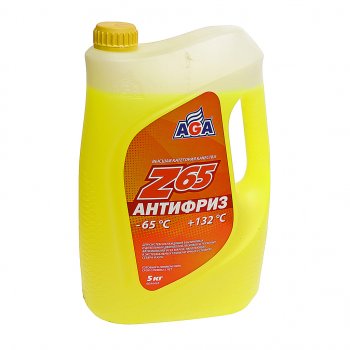 Антифриз желтый -65C 5л Antifreeze Z65 AGA AGA aga043z