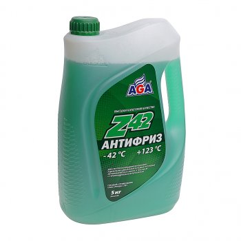 Антифриз зеленый -42C 5л Antifreeze Z42 AGA AGA aga049z