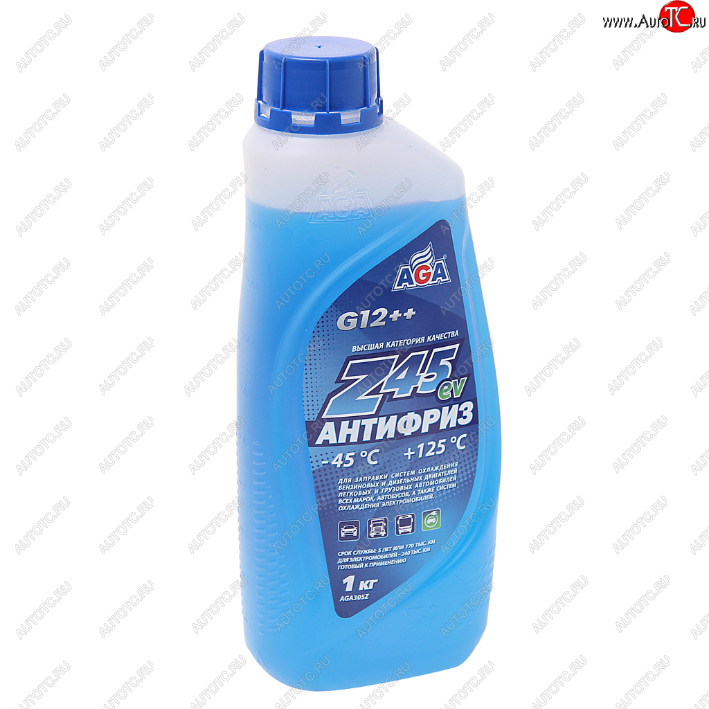 489 р. Антифриз синий -45C 1кг Antifreeze G12++ AGA AGA aga305z  с доставкой в г. Пермь
