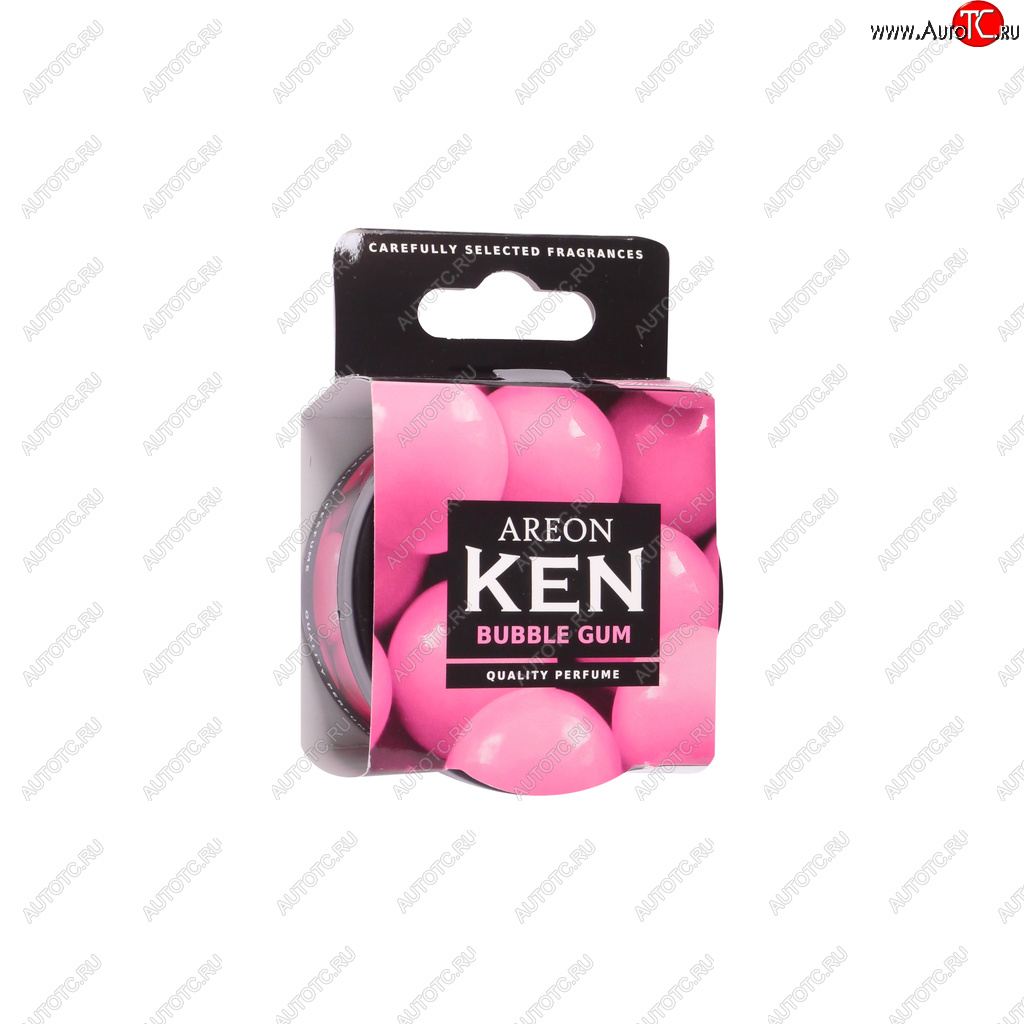 349 р. Ароматизатор на панель приборов древесная стружка (bubble gum) Ken AREON AREON ak07  с доставкой в г. Пермь