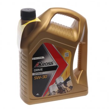 1 599 р. Масло моторное DRIVE SN/CF 5W-30 синт.4л AKROSS AKROSS aks0006mof AKROSS aks0006mof  с доставкой в г. Пермь. Увеличить фотографию 1