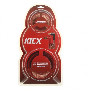 1 689 р. Набор для установки усилителя KICX KICX aks10atc4  с доставкой в г. Пермь. Увеличить фотографию 1