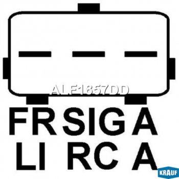 14 999 р. Генератор FORD Transit Connect,Tourneo Connect (02-) (1.8DITDCI) KRAUF KRAUF alf1857dd  с доставкой в г. Пермь. Увеличить фотографию 3