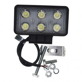 1 099 р. Фара рабочего света 110x60x45мм 18Вт (6 светодиодов) IP67 Allroad LUMEN LUMEN alr18w2lf  с доставкой в г. Пермь. Увеличить фотографию 2