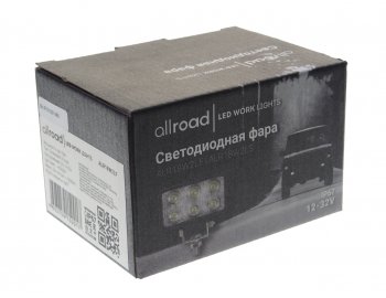 1 099 р. Фара рабочего света 110x60x45мм 18Вт (6 светодиодов) IP67 Allroad LUMEN LUMEN alr18w2lf  с доставкой в г. Пермь. Увеличить фотографию 4