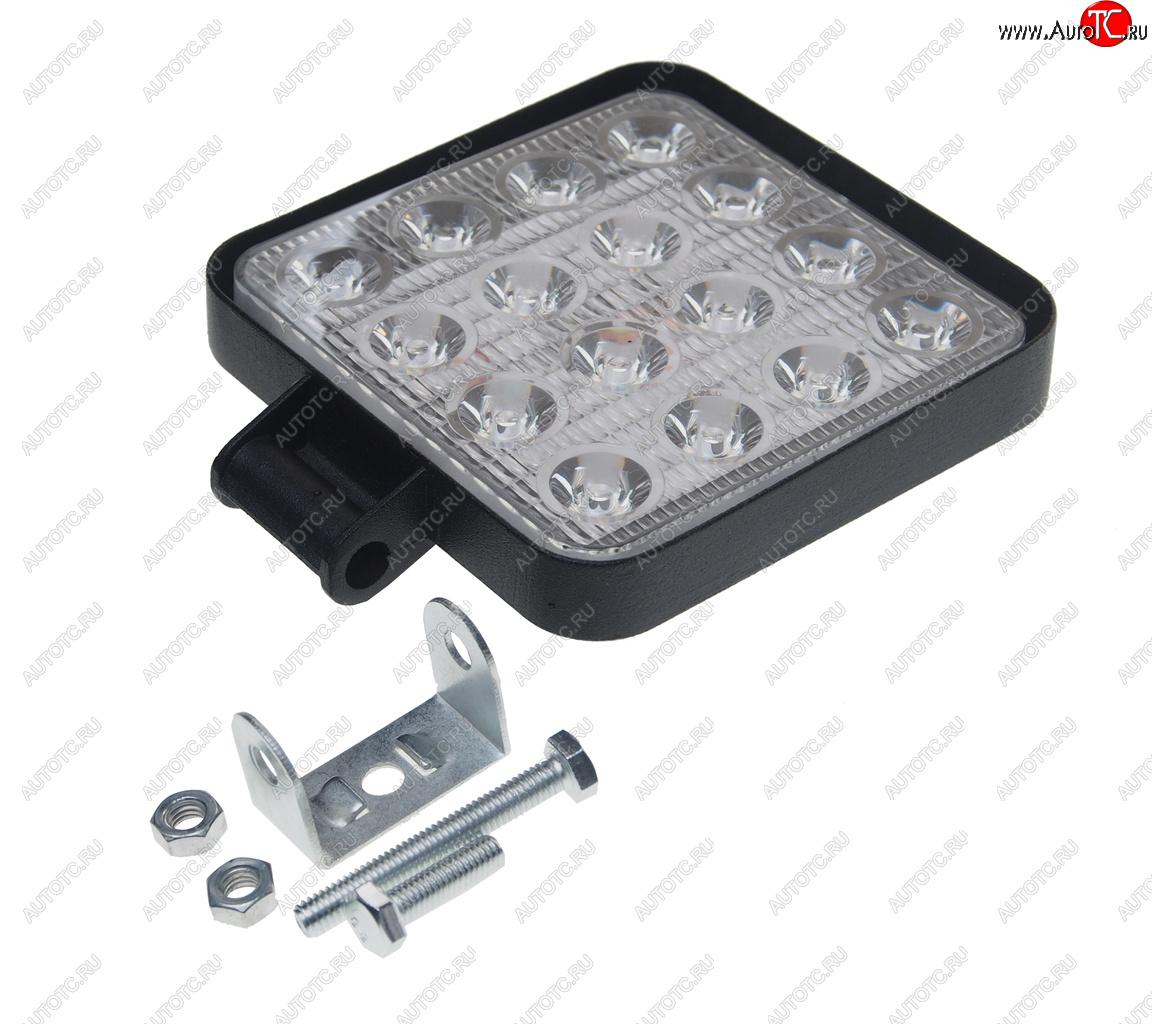 619 р. Фара рабочего света 105x105x17мм 48Вт (16 светодиодов) IP67 Allroad LUMEN LUMEN alr48wsf  с доставкой в г. Пермь