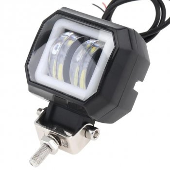 2 199 р. Фара рабочего света 74x65x55мм 20Вт с ДХО (к-т 2шт.) IP67 Allroad LUMEN LUMEN alr-af20ws  с доставкой в г. Пермь. Увеличить фотографию 2
