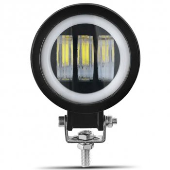 2 889 р. Фара рабочего света 74x65x55мм 30Вт с ДХО (к-т 2шт.) IP67 Allroad LUMEN LUMEN alr-af30wr  с доставкой в г. Пермь. Увеличить фотографию 2
