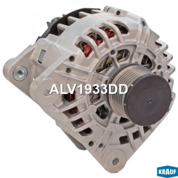 21 349 р. Генератор RENAULT Duster (10-) NISSAN Qashqai (06-) (1.5DCI) 14В 150А KRAUF KRAUF alv1933dd  с доставкой в г. Пермь. Увеличить фотографию 1