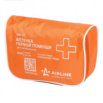 729 р. Аптечка автомобильная ГОСТ AIRLINE AIRLINE am-01  с доставкой в г. Пермь. Увеличить фотографию 3