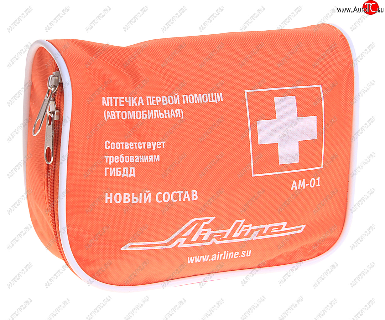 729 р. Аптечка автомобильная ГОСТ AIRLINE AIRLINE am-01  с доставкой в г. Пермь