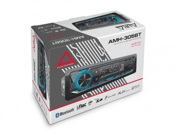 2 789 р. Магнитола автомобильная 1DIN AURA AURA amh-305bt AURA amh-305bt  с доставкой в г. Пермь. Увеличить фотографию 2