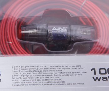3 399 р. Набор для установки усилителя AURA AURA amp-2204  с доставкой в г. Пермь. Увеличить фотографию 2