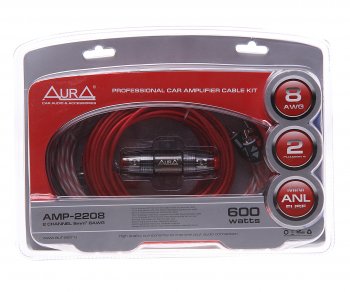 2 579 р. Набор для установки усилителя AURA AURA amp-2208  с доставкой в г. Пермь. Увеличить фотографию 1