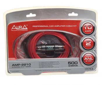 2 279 р. Набор для установки усилителя AURA AURA amp-2210  с доставкой в г. Пермь. Увеличить фотографию 1