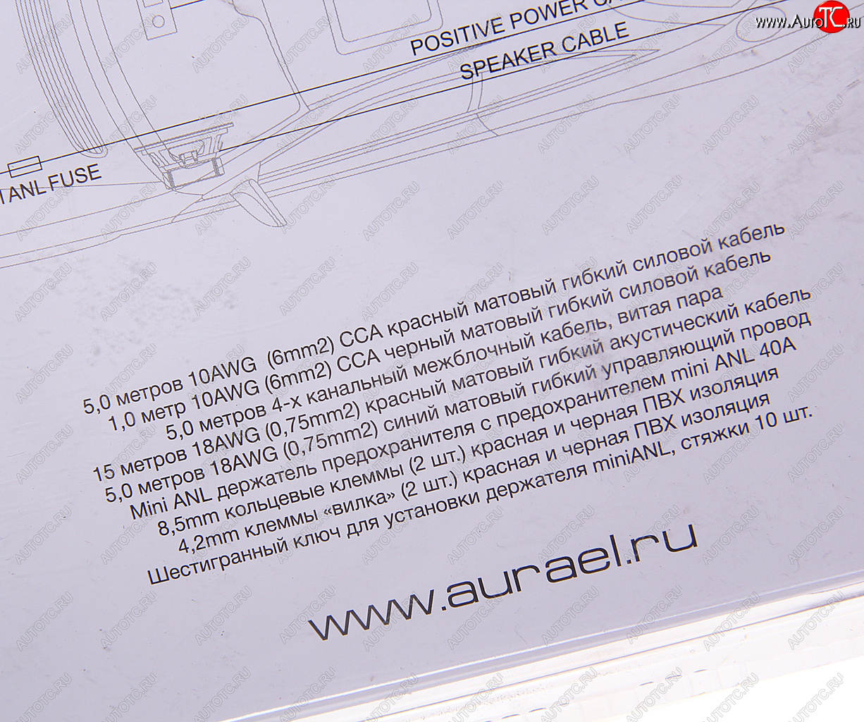 2 579 р. Набор для установки усилителя AURA AURA amp-2410  с доставкой в г. Пермь