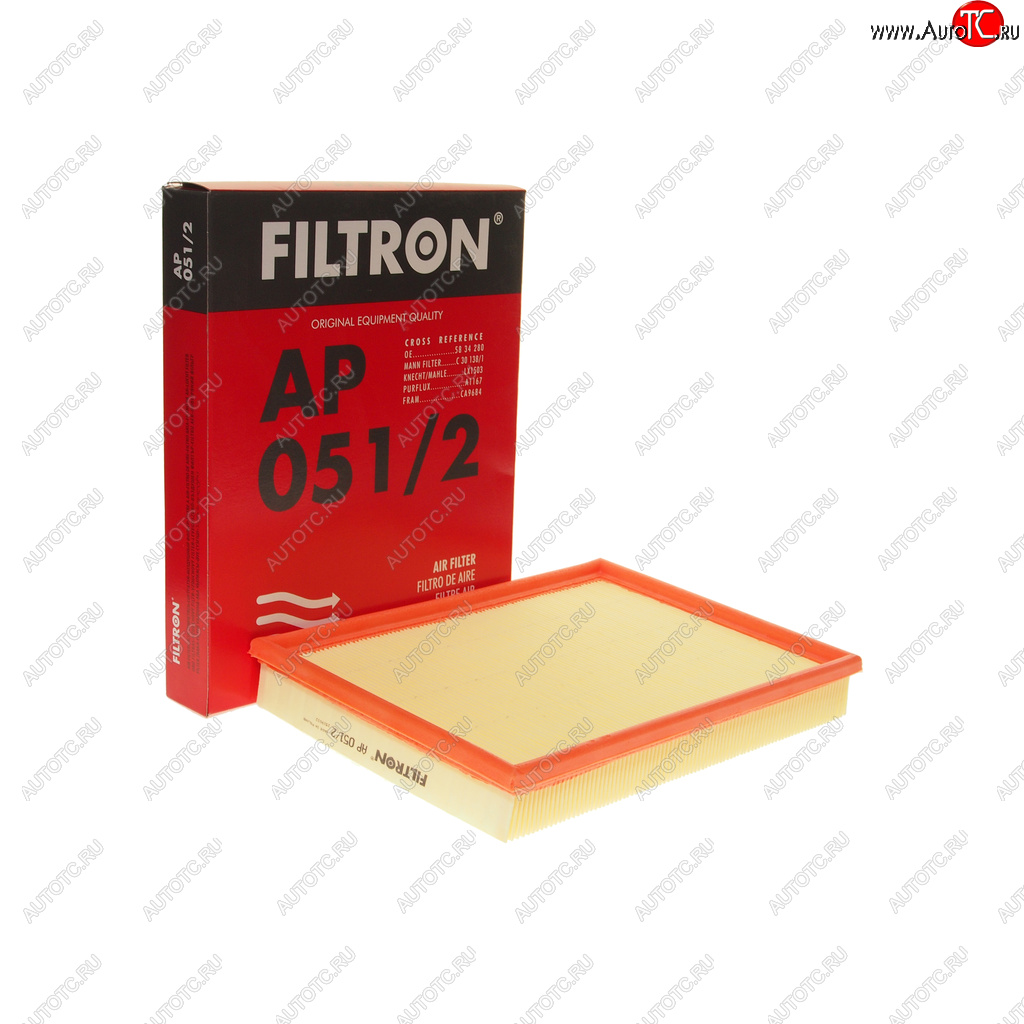 869 р. Фильтр воздушный OPEL Astra G (00-05),Zafira (00-05) (2.2 16V) FILTRON FILTRON ap0512  с доставкой в г. Пермь