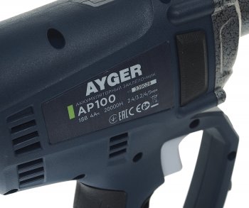22 999 р. Заклепочник с АКБ 18.0В 4.0Ач (1 АКБ Li-Ion) 2.4-5.0мм AYGER AYGER ap100   с доставкой в г. Пермь. Увеличить фотографию 5