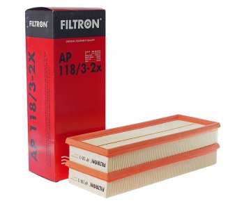 1 379 р. Фильтр воздушный MERCEDES C,E,S,ML,GL (M112M113M272M273) комплект (2шт.) FILTRON FILTRON ap1183-2x  с доставкой в г. Пермь. Увеличить фотографию 1