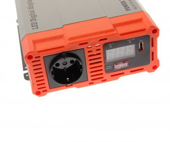 12 849 р. Преобразователь напряжения (инвертор) 12-220V 1500Вт AIRLINE AIRLINE api-1500-08  с доставкой в г. Пермь. Увеличить фотографию 3