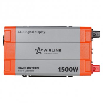 12 849 р. Преобразователь напряжения (инвертор) 12-220V 1500Вт AIRLINE AIRLINE api-1500-08  с доставкой в г. Пермь. Увеличить фотографию 9