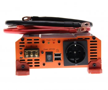 12 249 р. Преобразователь напряжения (инвертор) 24-220V 1500Вт AIRLINE AIRLINE api-1500-10  с доставкой в г. Пермь. Увеличить фотографию 3