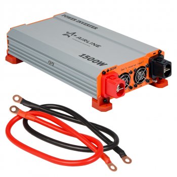 12 249 р. Преобразователь напряжения (инвертор) 24-220V 1500Вт AIRLINE AIRLINE api-1500-10  с доставкой в г. Пермь. Увеличить фотографию 6