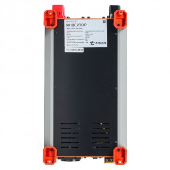 12 249 р. Преобразователь напряжения (инвертор) 24-220V 1500Вт AIRLINE AIRLINE api-1500-10  с доставкой в г. Пермь. Увеличить фотографию 10