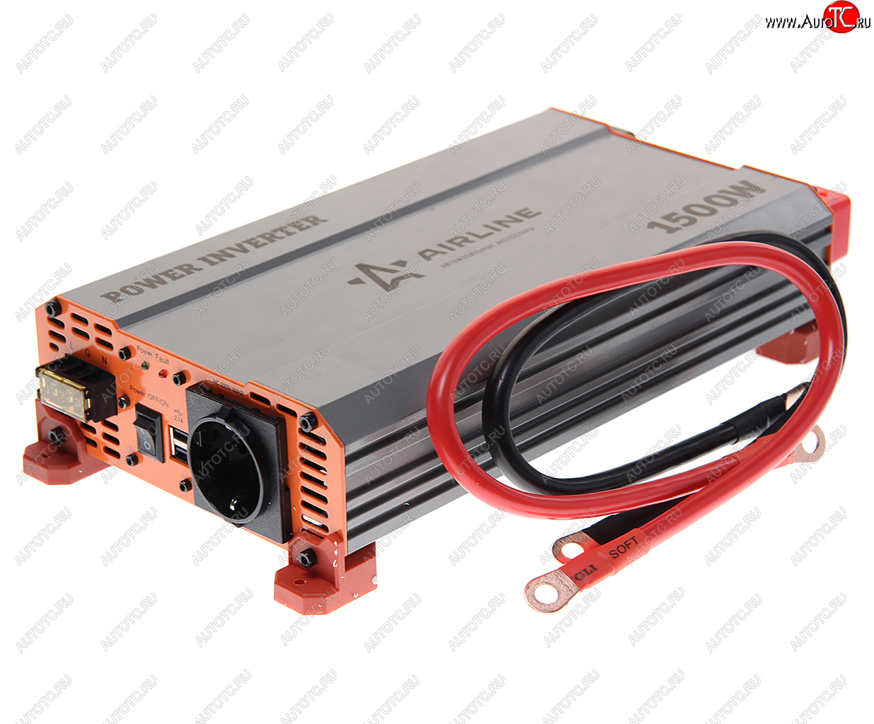 12 249 р. Преобразователь напряжения (инвертор) 24-220V 1500Вт AIRLINE AIRLINE api-1500-10  с доставкой в г. Пермь