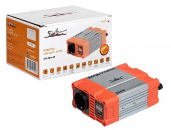 3 899 р. Преобразователь напряжения (инвертор) 12-220V 300Вт AIRLINE AIRLINE api-200-02  с доставкой в г. Пермь. Увеличить фотографию 5