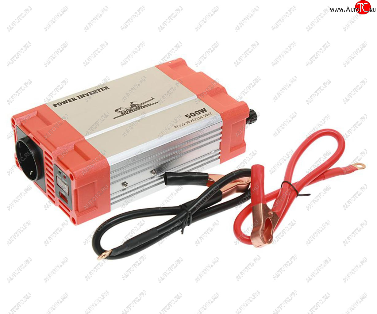 4 399 р. Преобразователь напряжения (инвертор) 12-220V 500Вт AIRLINE AIRLINE api-400-03  с доставкой в г. Пермь
