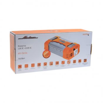 5 999 р. Преобразователь напряжения (инвертор) 12-220V 750Вт AIRLINE AIRLINE api-750-04  с доставкой в г. Пермь. Увеличить фотографию 4