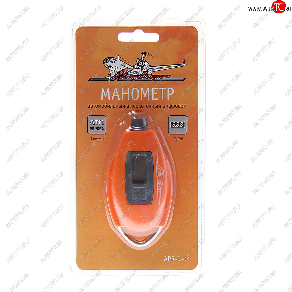 719 р. Манометр шинный цифровой 7.0атм. AIRLINE AIRLINE apr-d-04  с доставкой в г. Пермь