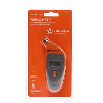 1 039 р. Манометр шинный цифровой 7.0атм. AIRLINE AIRLINE apr-md-06  с доставкой в г. Пермь. Увеличить фотографию 1