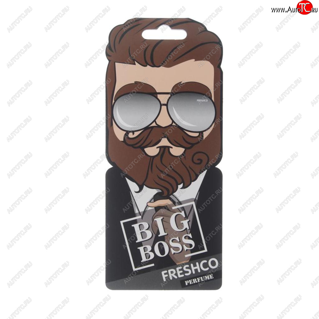 125 р. Ароматизатор подвесной пластина (парфюм) TM Boss Территория мужчин FRESHCO FRESHCO ar1tm030  с доставкой в г. Пермь