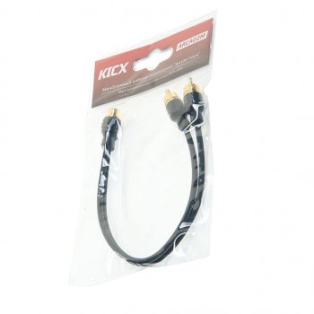 489 р. Кабель RCA 1х2 адаптер KICX KICX arca02m  с доставкой в г. Пермь. Увеличить фотографию 1