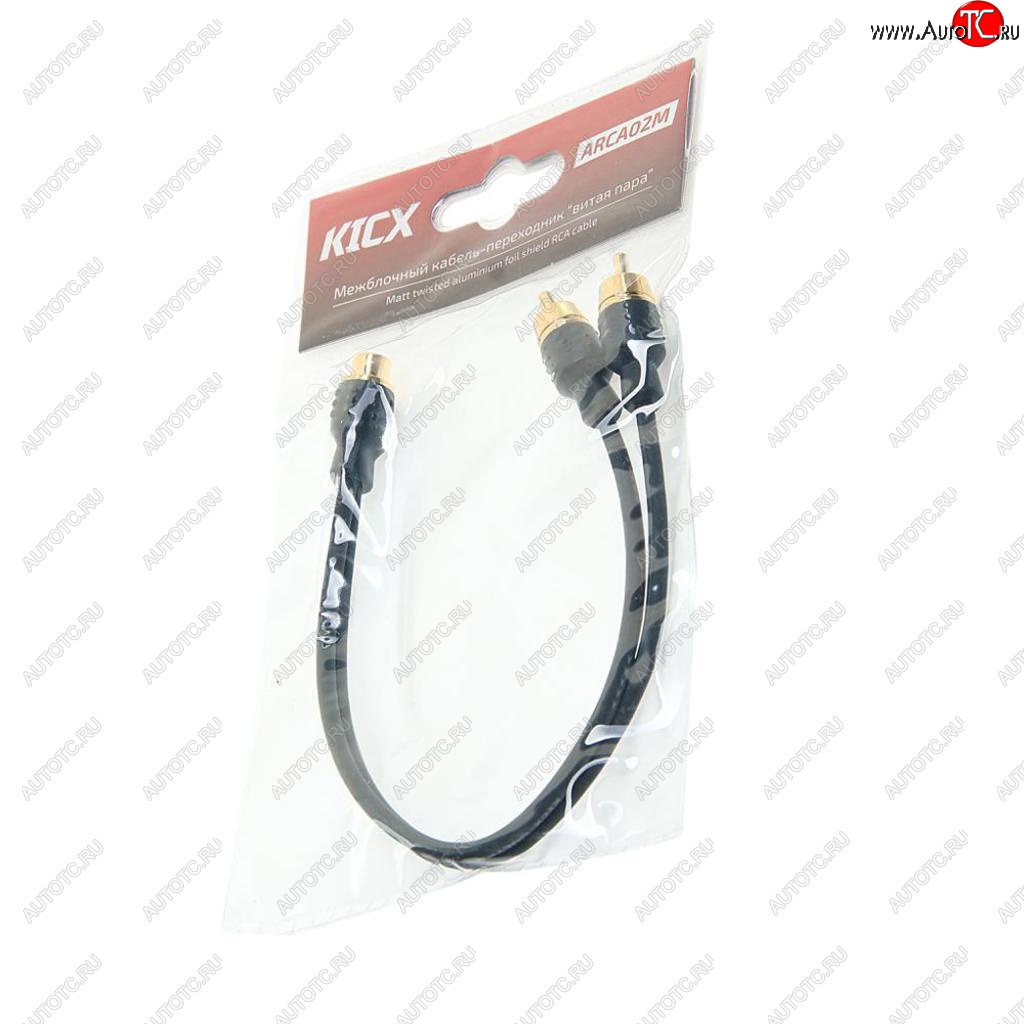 489 р. Кабель RCA 1х2 адаптер KICX KICX arca02m  с доставкой в г. Пермь