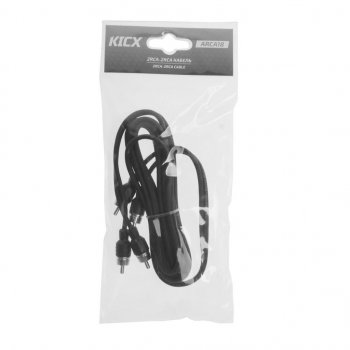 979 р. Кабель RCA 2х2 1.8м KICX KICX arca18  с доставкой в г. Пермь. Увеличить фотографию 1
