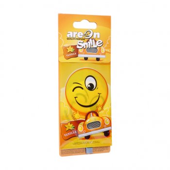 68 р. Ароматизатор подвесной пластина (ваниль) Smile AREON AREON asd11  с доставкой в г. Пермь. Увеличить фотографию 1