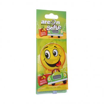 68 р. Ароматизатор подвесной пластина (тутти-фрутти) Smile AREON AREON asd14  с доставкой в г. Пермь. Увеличить фотографию 1