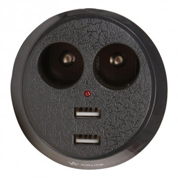 679 р. Разветвитель прикуривателя 2-х гнездовой 12V 2USB AIRLINE AIRLINE asp-2u-16  с доставкой в г. Пермь. Увеличить фотографию 4