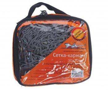 639 р. Сетка в багажник для ниш 30х70см для перевозки вещей (2 пласт. крючка) AIRLINE AIRLINE as-s-01  с доставкой в г. Пермь. Увеличить фотографию 1