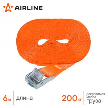 295 р. Стяжка крепления груза 0.2т 6м-25мм (полиэстер) с фиксатором AIRLINE AIRLINE as-t-02  с доставкой в г. Пермь. Увеличить фотографию 4