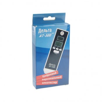 899 р. Алкотестер цифровой до 1.99 промилле два LCD дисплея, звуковой сигнализатор ДЕЛЬТА ДЕЛЬТА ат-500  с доставкой в г. Пермь. Увеличить фотографию 2