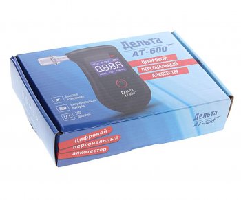2 699 р. Алкотестер цифровой до 1.99 промилле LCD дисплей, звуковой сигнализатор ДЕЛЬТА ДЕЛЬТА ат-600  с доставкой в г. Пермь. Увеличить фотографию 3