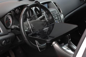 1 079 р. Столик в салон автомобиля многофункциональный на руль 35.5х23.5х2см черный AIRLINE AIRLINE atc-f-02  с доставкой в г. Пермь. Увеличить фотографию 8