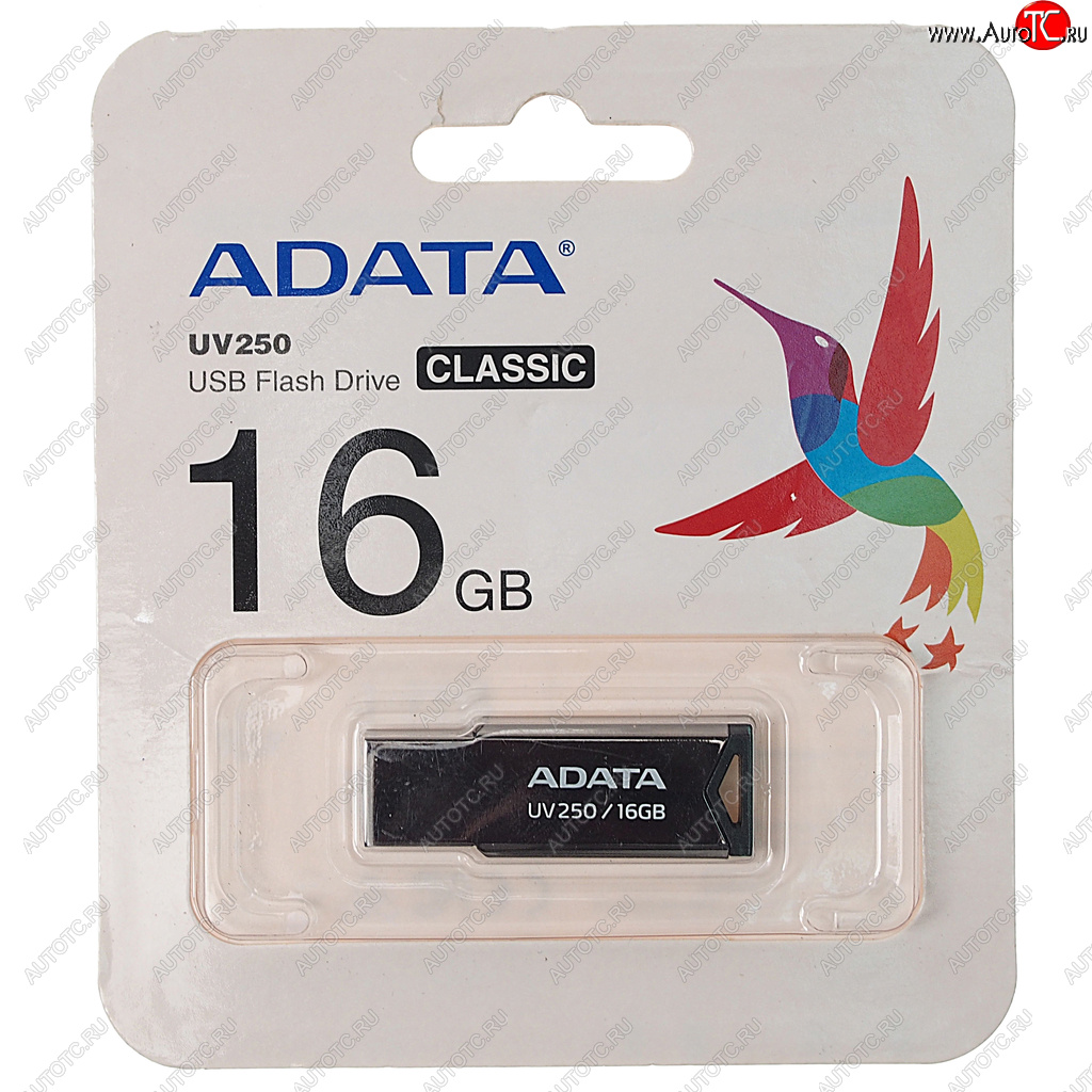 499 р. Карта памяти USB 16GB A-DATA A-DATA auv250-16g-rbk  с доставкой в г. Пермь