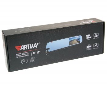4 099 р. Видеорегистратор в зеркале ARTWAY ARTWAY av-601  с доставкой в г. Пермь. Увеличить фотографию 6