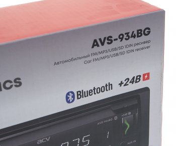 3 299 р. Магнитола автомобильная 1DIN 12V/24V ACV ACV avs-934bg ACV avs-934bg  с доставкой в г. Пермь. Увеличить фотографию 5